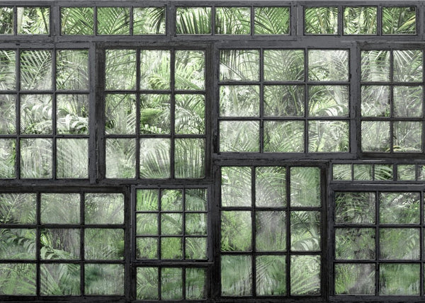 Perspective Jardin, Noir | Rebel Walls