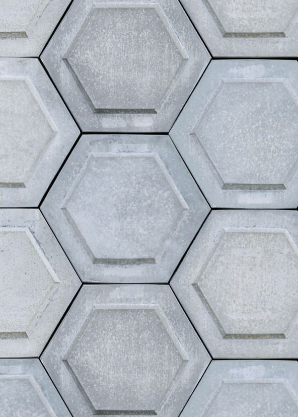 Concrete Hexagon | Rebel Walls