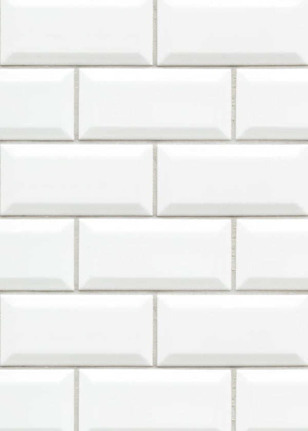 Bistro Tiles, White | Rebel Walls