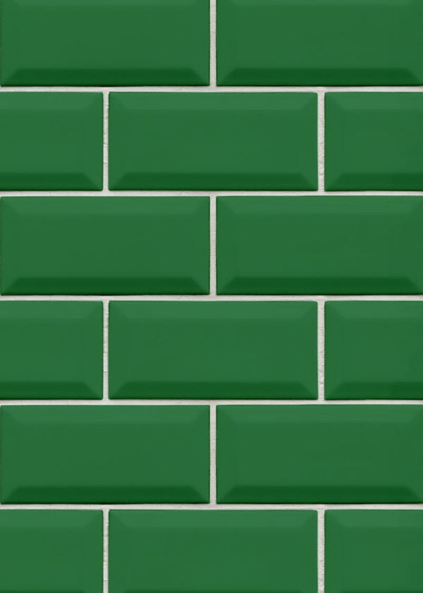 Bistro Tiles, Green | Rebel Walls