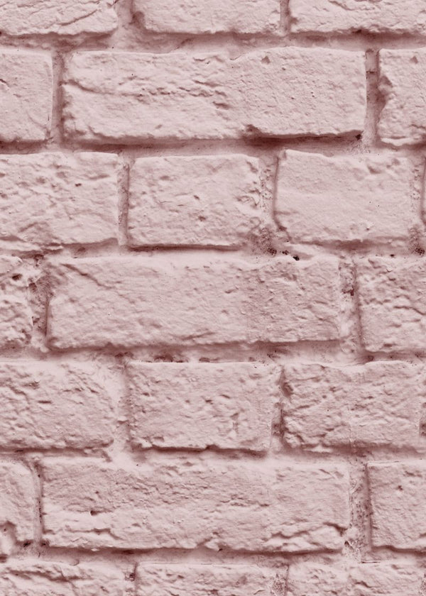 Soft Bricks, Pink | Rebel Walls