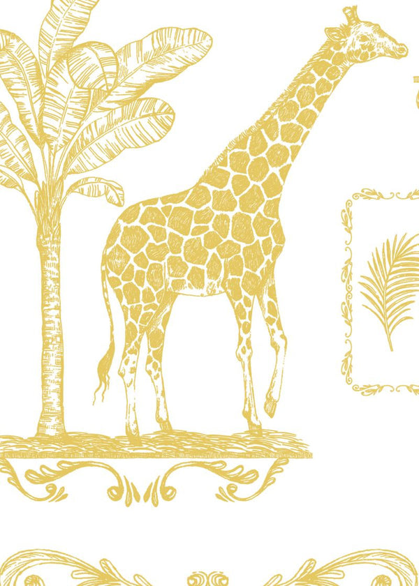Animal Party, Yellow | Rebel Walls