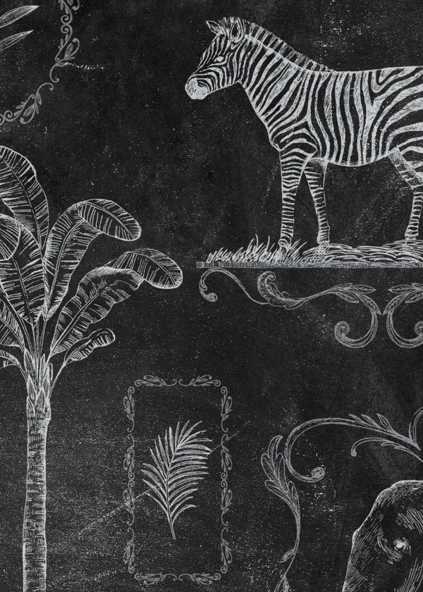 Animal Party, Blackboard | Rebel Walls