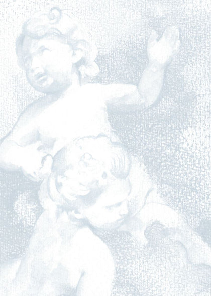 Chubby Cherubs , Blue | Rebel Walls