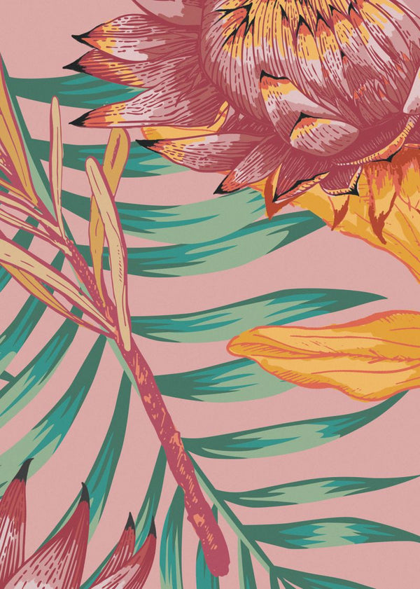 Desert Flower, Pink | Rebel Walls