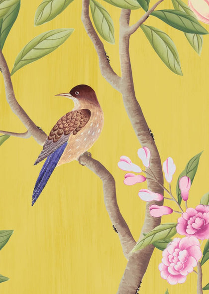 Chinoiserie Chic, Saffron | Rebel Walls