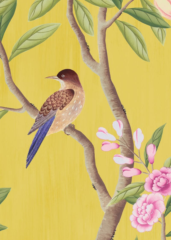 Chinoiserie Chic, Saffron | Rebel Walls