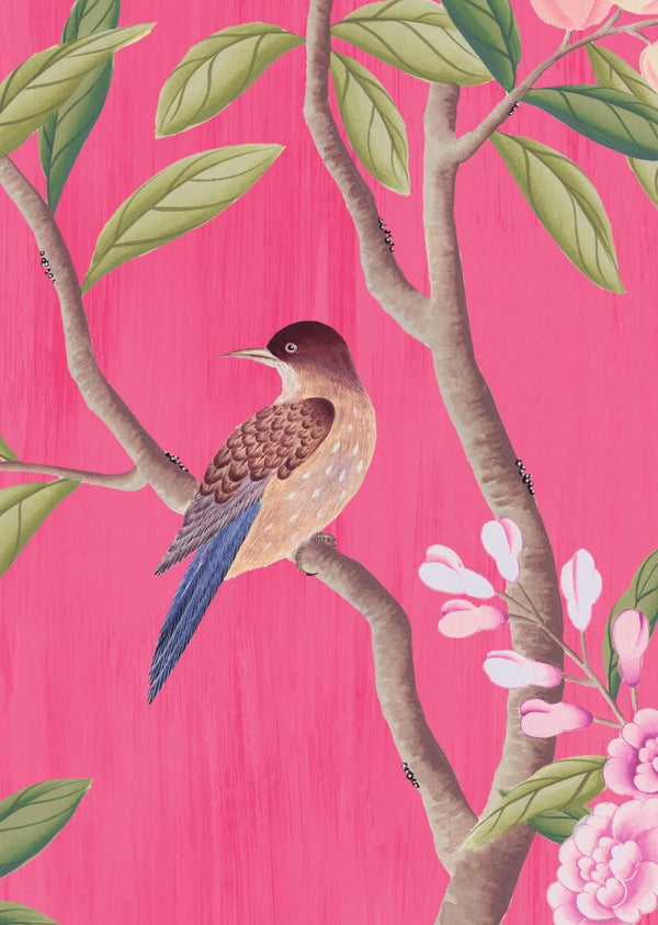 Chinoiserie Chic, Fuchsia | Rebel Walls