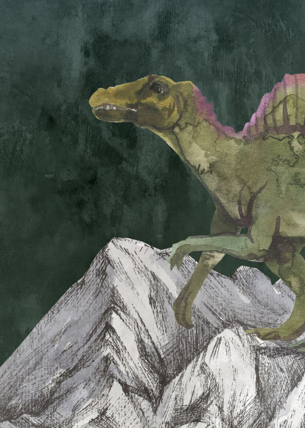 Dinosaur Mountain, Nightfall | Rebel Walls