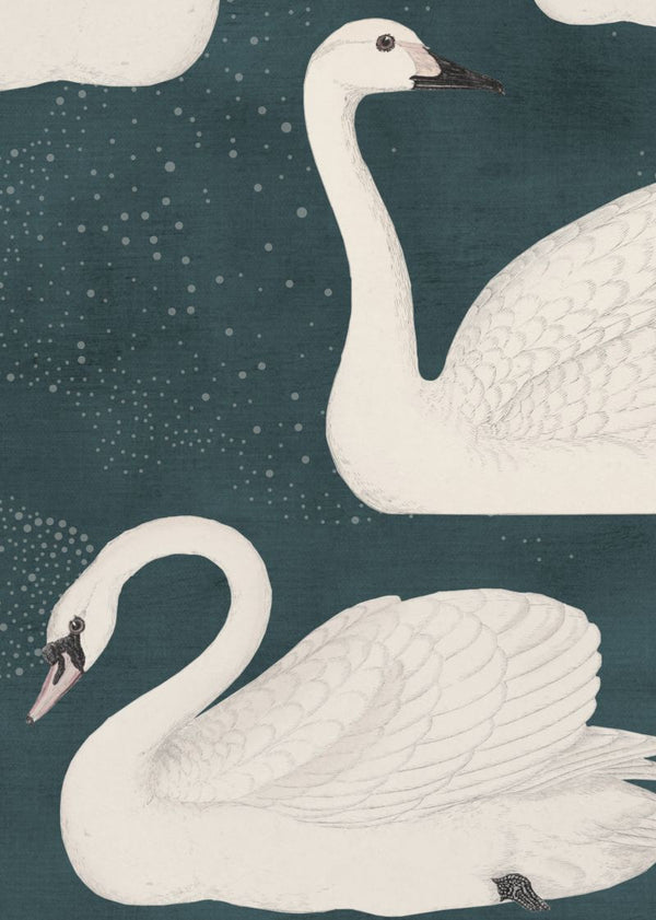Cygne, Bleu | Rebel Walls