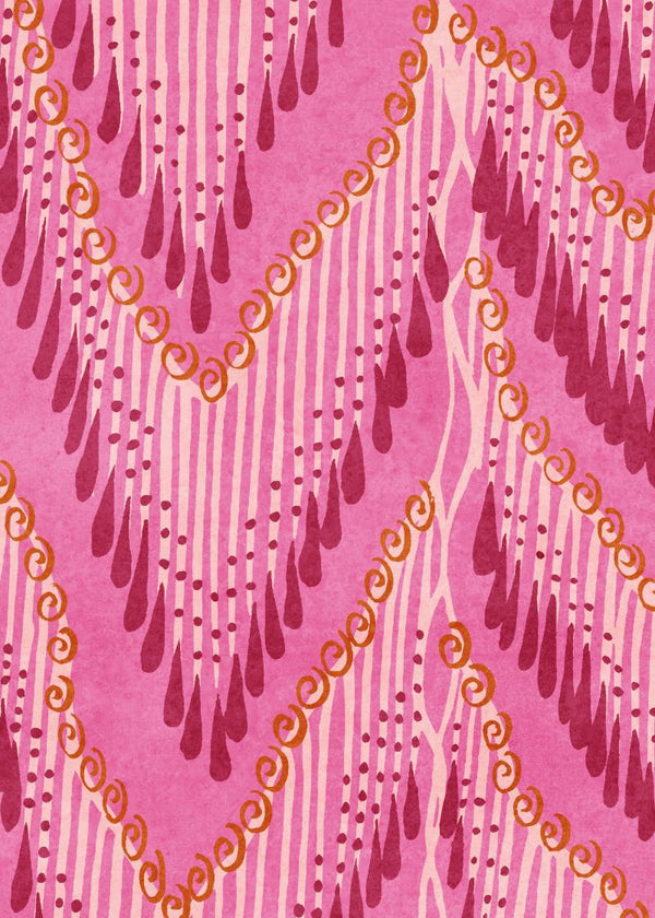 Fringed Follies Hot Pink | Rebel Walls