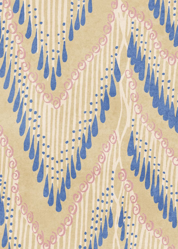 Fringed Follies Custard | Rebel Walls