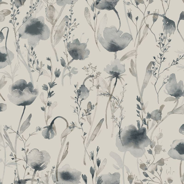 Lo indigo blue Wallcovering | Sandberg