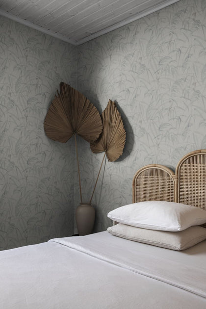 Anna misty blue Wallcovering | Sandberg