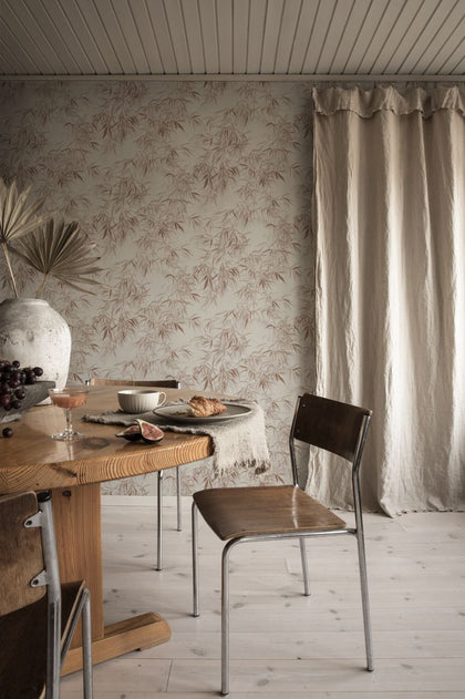 Jon burgundy Wallcovering | Sandberg