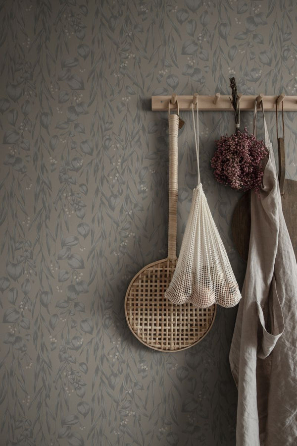Sara misty blue Wallcovering | Sandberg