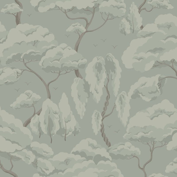 Kristoffer sage green sample Wallcovering | Sandberg