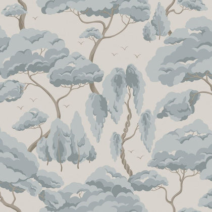 Kristoffer misty blue sample Wallcovering | Sandberg