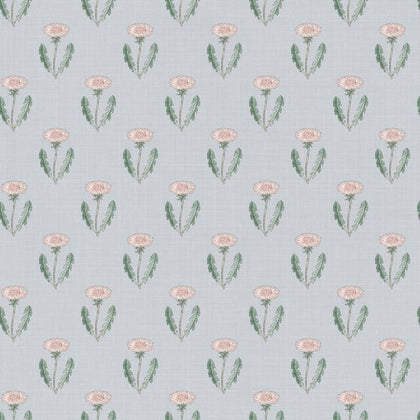 Swedish Flowers Light Blue Light Blue