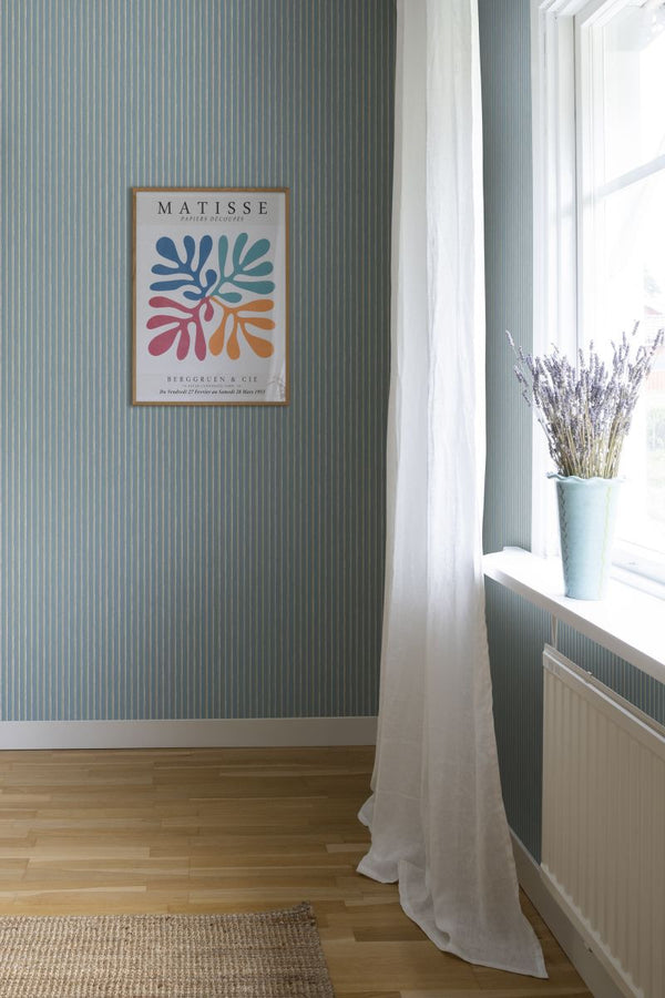 Brita sky blue Wallcovering | Sandberg