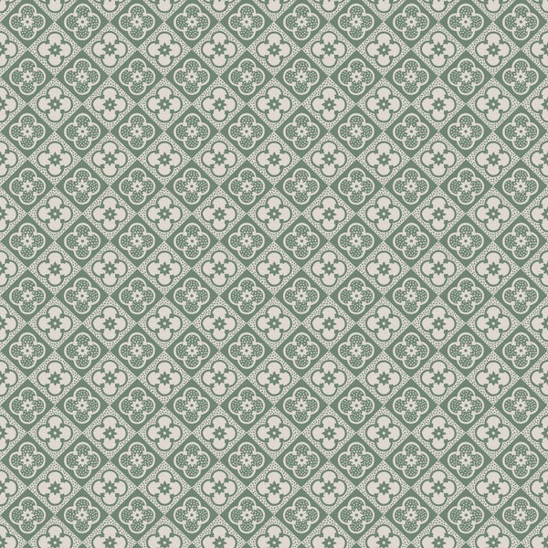 Lyckan emerald Sample Wallcovering | Sandberg