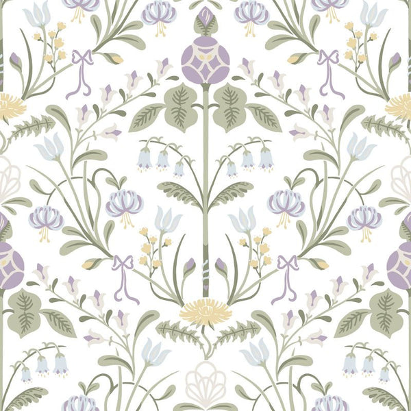 Till Carl lilac Sample Wallcovering | Sandberg