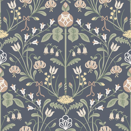 Till Carl indigo Sample Wallcovering | Sandberg