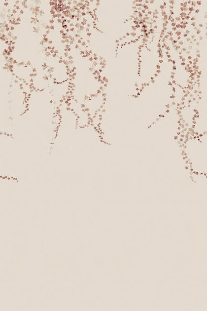 Aralia burgundy Sample Wallcovering | Sandberg
