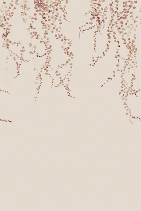 Aralia burgundy Sample Wallcovering | Sandberg