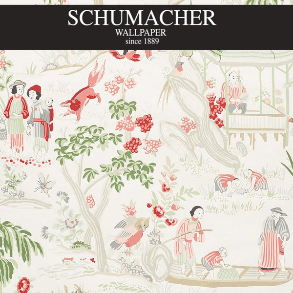 Authorized Dealer of 5009090 by Schumacher Wallpaper at Designer Wallcoverings and Fabrics, Your online resource since 2007