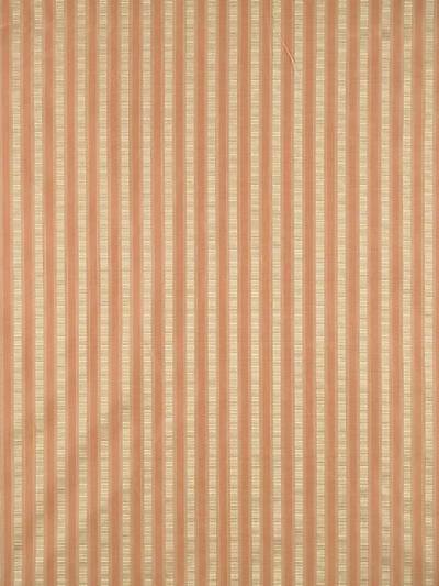 SHIRRED STRIPE - PEACH & BEIGE - Scalamandre Fabrics, Fabrics - 121M-001 at Designer Wallcoverings and Fabrics, Your online resource since 2007