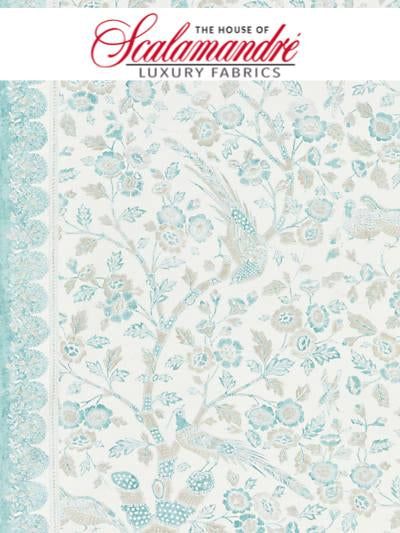 ANISSA PRINT - MISTY ISLAND - FABRIC - 16625-001 at Designer Wallcoverings and Fabrics, Your online resource since 2007