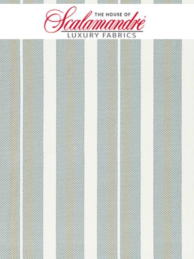 SANTORINI STRIPE - SEAGULL - Scalamandre Fabrics, Fabrics - 27188-001 at Designer Wallcoverings and Fabrics, Your online resource since 2007