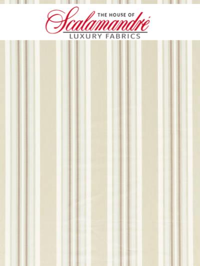 STRADA STRIPE - TAUPE - Scalamandre Fabrics, Fabrics - 27220-001 at Designer Wallcoverings and Fabrics, Your online resource since 2007