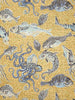 Mikonos - Blue & Yellow Wallpaper | Scalamandre 