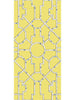 Baldwin Bamboo - Cream & Blue On Yellow Wallpaper | Scalamandre 
