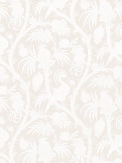 Balinese Peacock - Alabaster Wallpaper | Scalamandre 