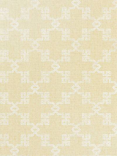 Suzhou Lattice Raffia Weave - Straw Wallpaper | Scalamandre 