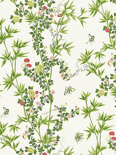 Jardin De Chine - Spring Wallpaper | Scalamandre 