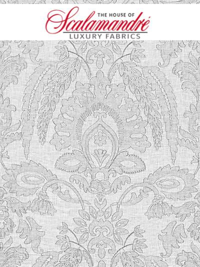 LIA DAMASK SHEER - HAZE - FABRIC - 27053-002 at Designer Wallcoverings and Fabrics, Your online resource since 2007