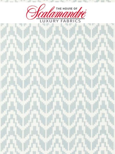 CHEVRON EMBROIDERY - RAIN - FABRIC - 27103-002 at Designer Wallcoverings and Fabrics, Your online resource since 2007