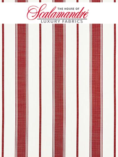 SCONSET STRIPE - CURRANT - FABRIC - 27110-002 at Designer Wallcoverings and Fabrics, Your online resource since 2007