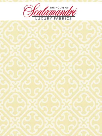 AILIN LATTICE WEAVE - CANARY - Scalamandre Fabrics, Fabrics - 27214-002 at Designer Wallcoverings and Fabrics, Your online resource since 2007