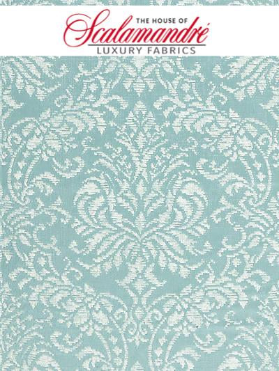 CAMILLE DAMASK - SPA - Scalamandre Fabrics, Fabrics - 27226-002 at Designer Wallcoverings and Fabrics, Your online resource since 2007