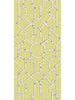 Baldwin Bamboo - Cream & Blue On Lettuce Wallpaper | Scalamandre 