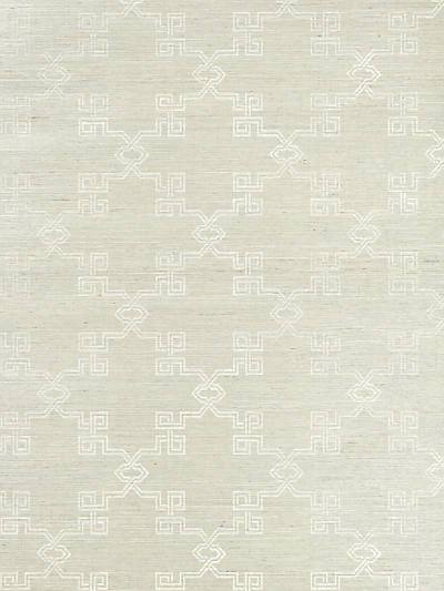 Suzhou Lattice Sisal - Haze Wallpaper | Scalamandre 