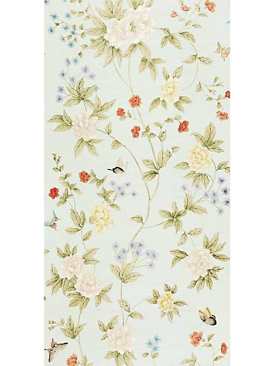 Luoyang Garden Sisal - Sky Wallpaper | Scalamandre 