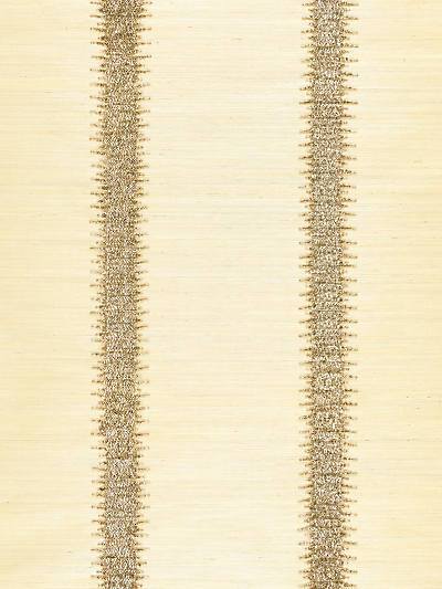 Veronica Beaded Grasscloth - Burnished Gold | Scalamandre