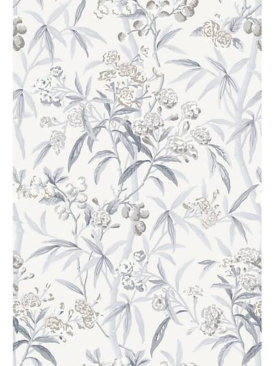 Lanai - Silver Mist Wallpaper | Scalamandre 