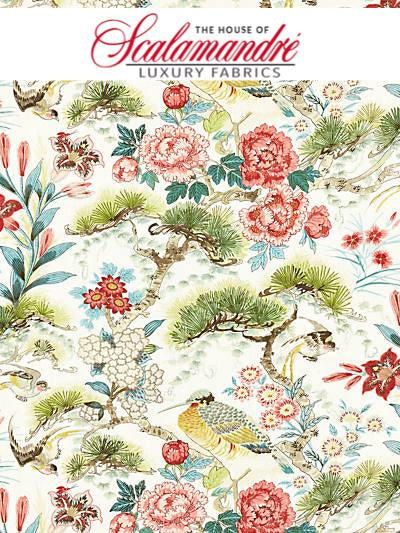 SHENYANG LINEN PRINT - BLOOM - FABRIC - 16601-003 at Designer Wallcoverings and Fabrics, Your online resource since 2007